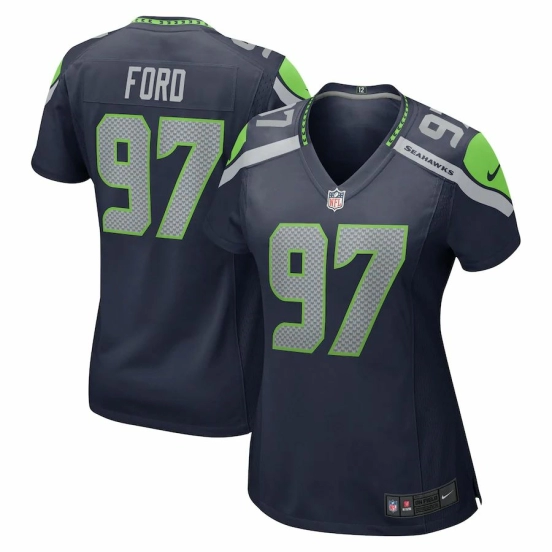Women's Poona Ford College Navy Player Limited Team Jersey