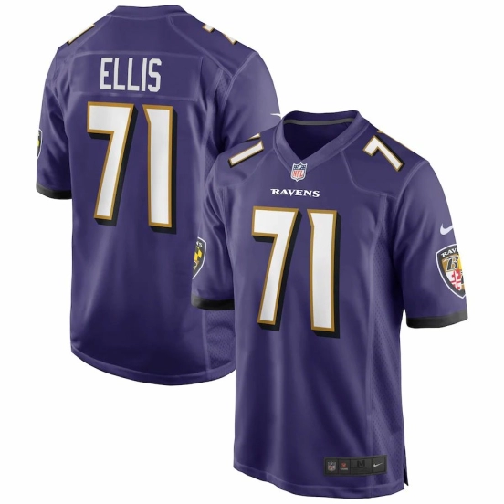 Men's Justin Ellis Purple Player Limited Team Jersey