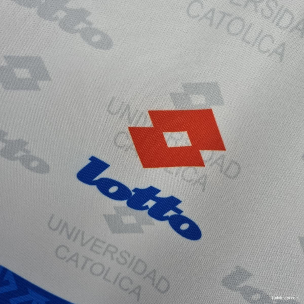 Retro 1996 Deportivo Universidad Católica Third away Soccer Jersey