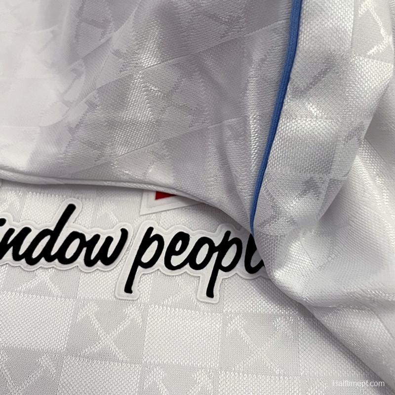 Retro 89/90 West Ham Away Soccer Jersey