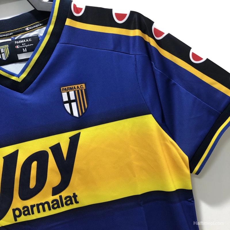Retro 01/02 Parma Home Soccer Jersey