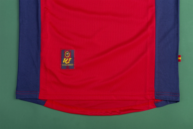 Retro 1998 Spain Home Soccer Jersey