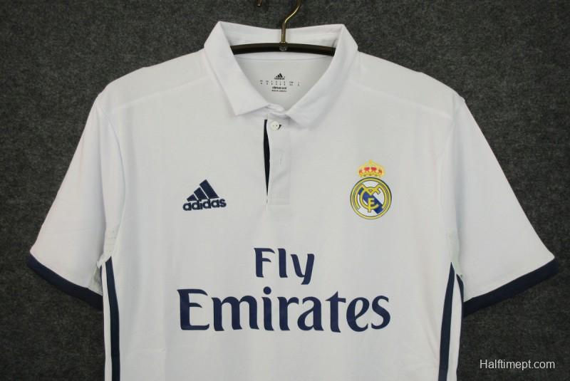 Retro 16/17 Real Madrid Home Jersey