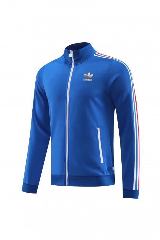2023 Adidas Original Blue Full Zipper Jacket +Pants