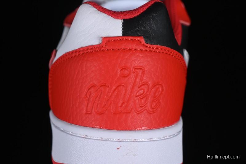 Nike Ebernon Low Premium Black White Low-Top Versatile Breathable Casual Sneakers - AQ1774-101