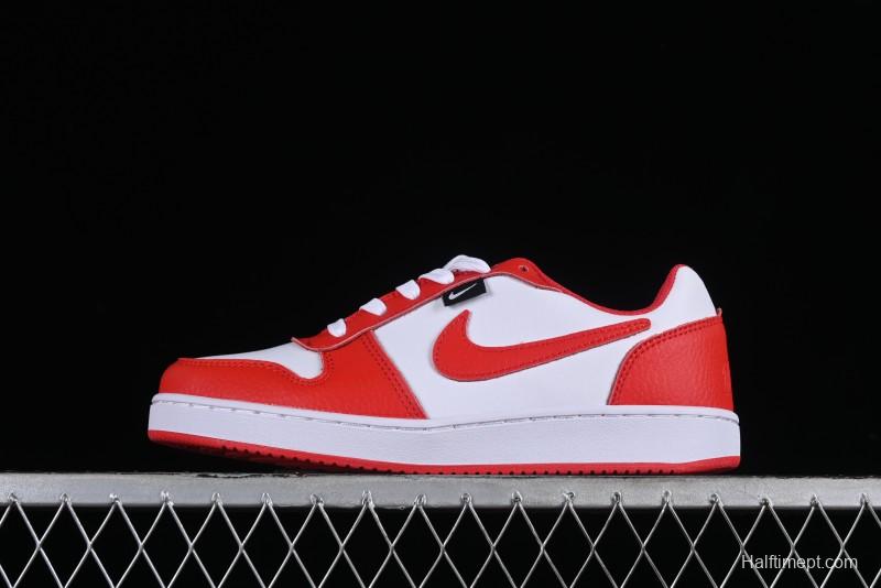 Nike Ebernon Low Premium Black White Low-Top Versatile Breathable Casual Sneakers - AQ1774-101