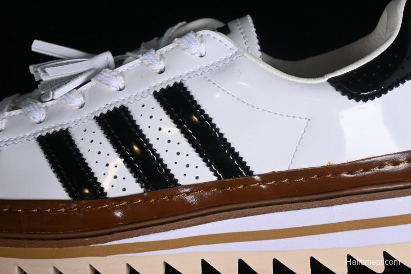 Adidas Clot x Superstar White Black Shell Toe Casual Sneakers - IH3132