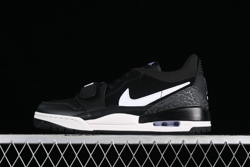 Nike Air Jordan Legacy AJ312 Low Top Sneakers with Velcro Strap Triple Fusion Design - CD7069-001