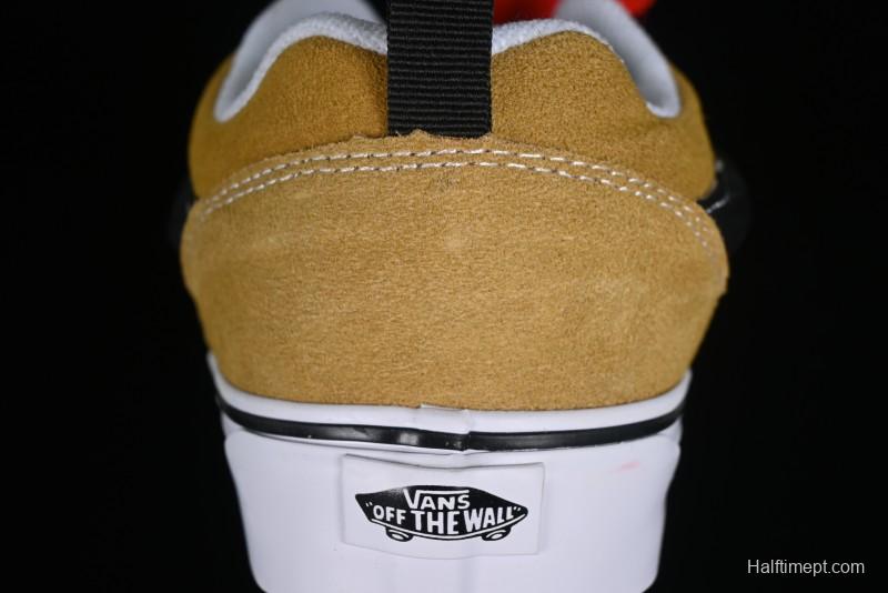 Vans Classics Knu Skool Retro Skate Shoes with Thick Tongue and Oversized Toe - VN0009QC5QJ1