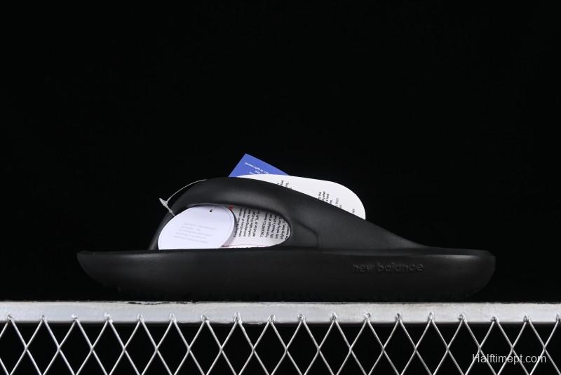 New Balance NB x TAW&TOE Collaboration Black Ultra-Soft Cloud Cushion Beach Sandals Flip Flops - SD5601GBK