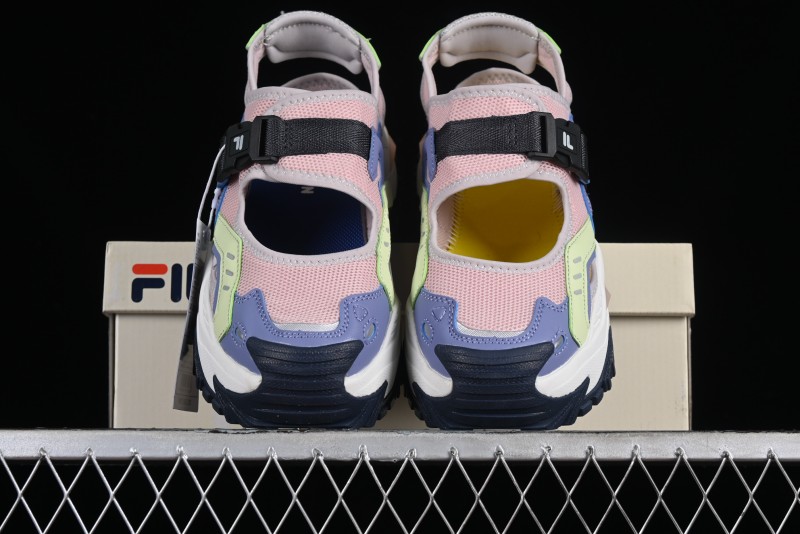 Fila Fusion Thick Sole Hard Candy Sandals - T12W421403FRB