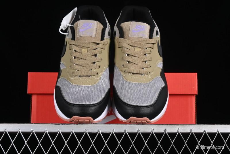 Nike Air Max 1 Retro Running Shoes with Half-Sole Air Cushion - FB9660-003