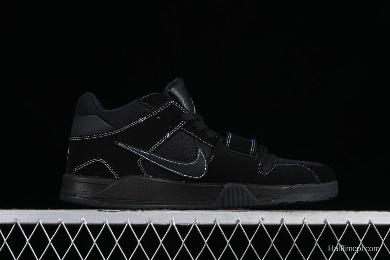 Nike Travis Scott x Jordan Cut The Check AJ1 Basketball Shoes with Velcro Strap - DR9317-001