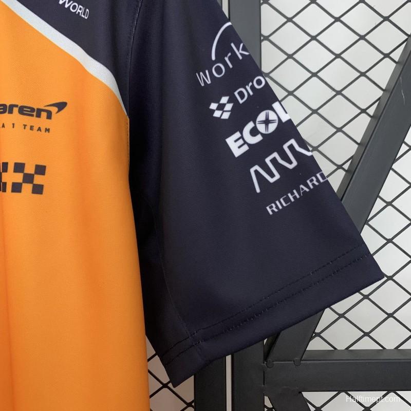 2025 F1 Formula Orange/Black Mclaren T-Shirt