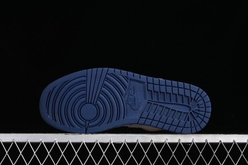 Nike Air Jordan 1 Low LV Collaboration - Light Blue Retro Casual Sneakers - SJ9950-003