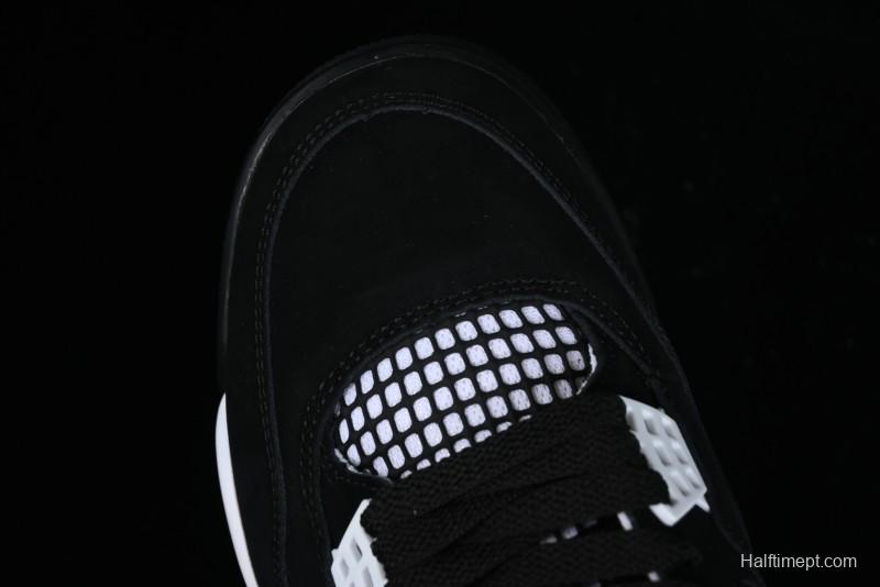 Nike Air Jordan 4 Retro "White Thunder" Basketball Shoes - FQ8138-001