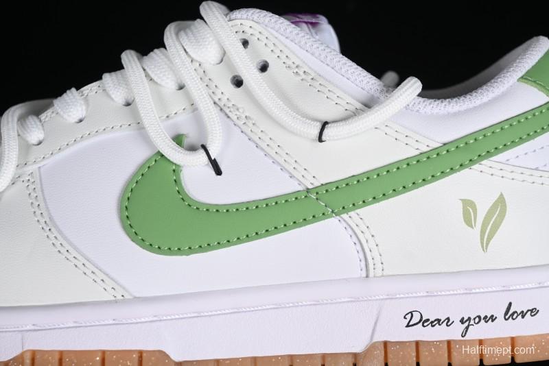 Nike Dunk Low SB Casual Sneakers Spring Summer Series Green Grape Camellia White Green - FD9922-151