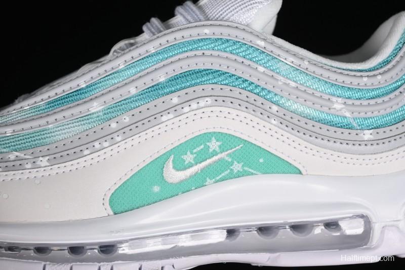 Nike Air Max 97 Custom Full-Sole Air Cushion Retro Bullet Running Shoes - 921826-101