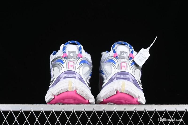 Balenciaga Runner Kith Four Color Retro Casual Sneakers - W3RMU9554