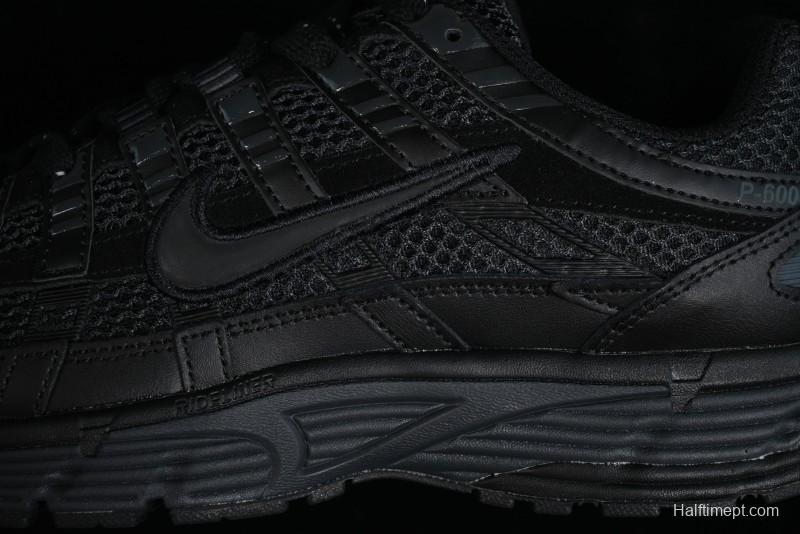 Nike P-6000 PRM Retro Casual Sneakers with Vintage Running Shoe Design - FQ8732-010