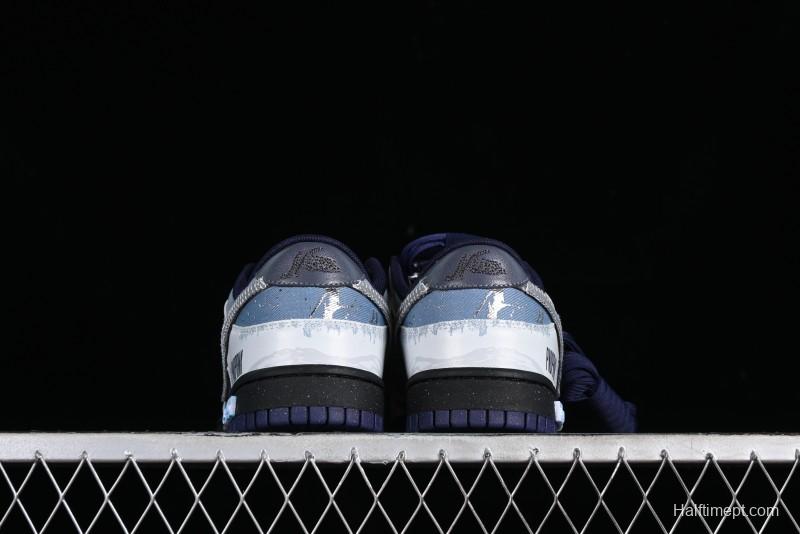 Nike Dunk Low Panda Prank Surf Fishing SB Strap Low-Top Casual Sneakers - FV8106-181