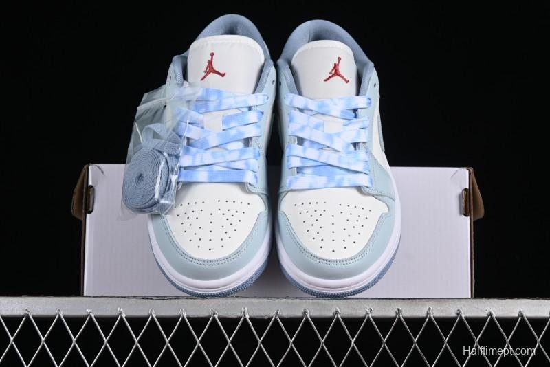 Nike Air Jordan 1 Low AJ1 White Magnolia Casual Sneakers - DC0774-164