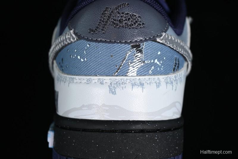 Nike Dunk Low Panda Prank Surf Fishing SB Strap Low-Top Casual Sneakers - FV8106-181