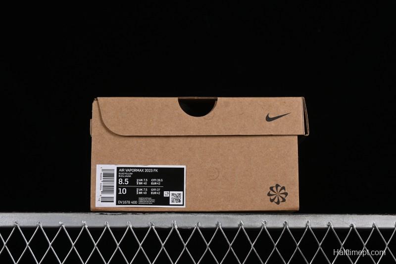 Nike Vapormax 2023 Flyknit Running Shoes with Full-Length Air Cushion - DV1678-001