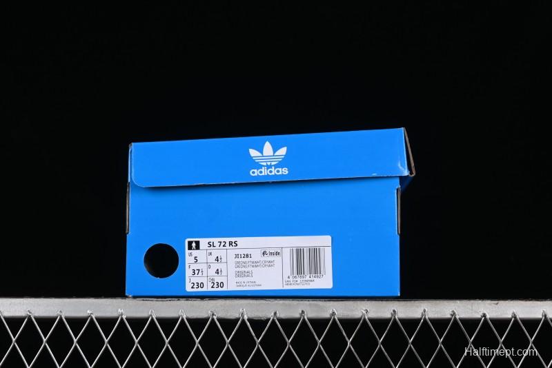 Adidas Originals SL 72 RS Retro Running Shoes with Ecotex Tongue and EVA Midsole - JI1281