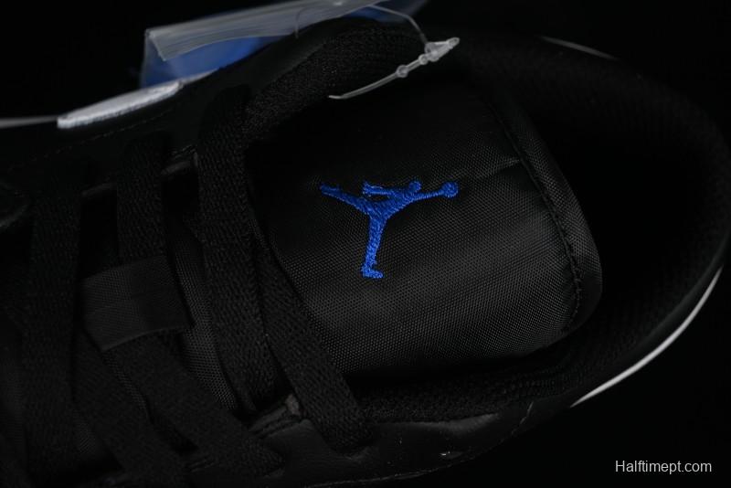 Nike Air Jordan 1 Low Retro Basketball Shoes in Black/Blue - 553558-042