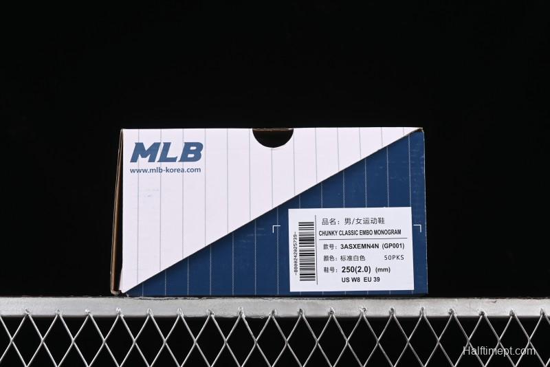 New York Yankees MLB Bigball Chunky Embo Monogram Platform Sandals - 3ASXEMN4N50PKS