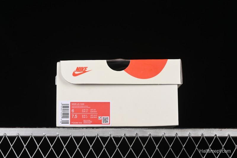 Nike Stussy Roshe Run LD-1000 Comfortable Versatile Non-Slip Durable Waffle Low-Top Casual Running Shoes - FQ5369-002