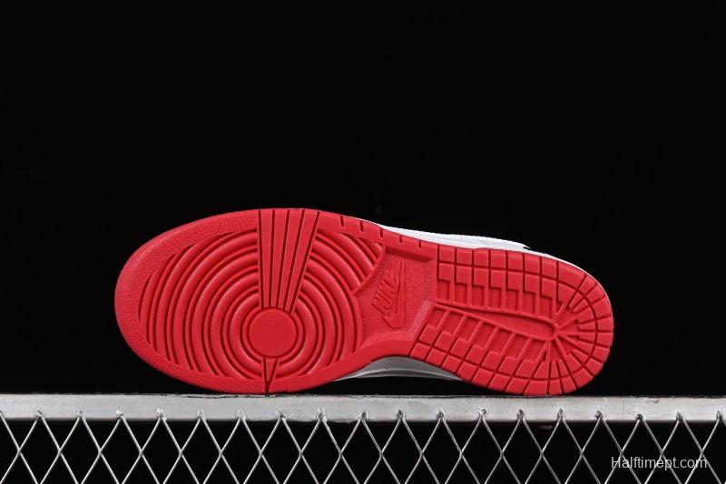 Nike SB Dunk Low UN Collaboration - White Black Patent Leather Anniversary Custom Low-Top Casual Skate Shoes - XB3802-349