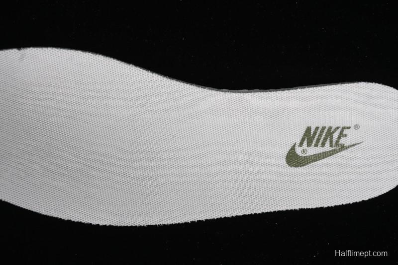 Nike Travis Scott x Fragment Design x Air Jordan 1 Low OG SP AJ1 Retro Sneakers in Sail Military Green - DM6688-602