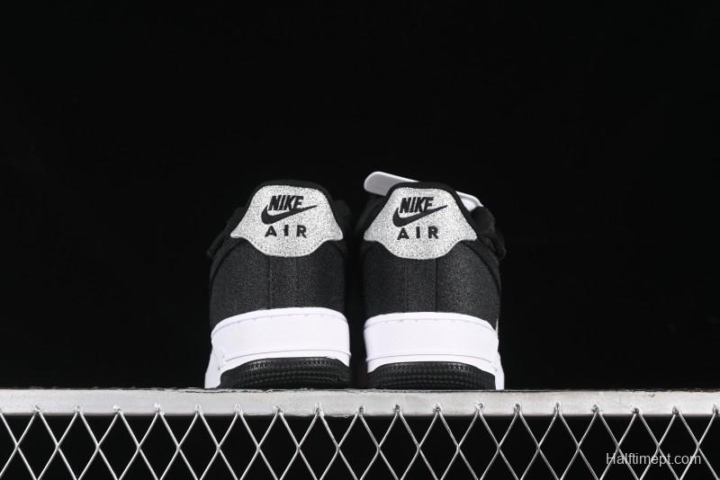 Nike Air Force 1 '07 Low Cleanfit High Street Retro Style Patchwork Starry Sky Full Diamond Lace-Up Low-Top Casual Sneakers - ZH0316-033