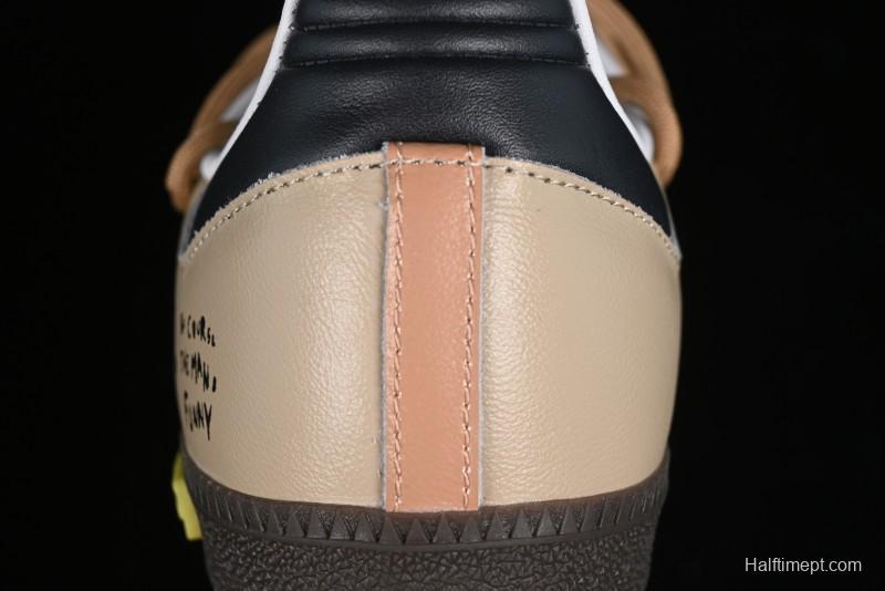 Adidas Originals Samba OG Low-Top Casual Sneakers with Panda Prank Retro Design - IG1025