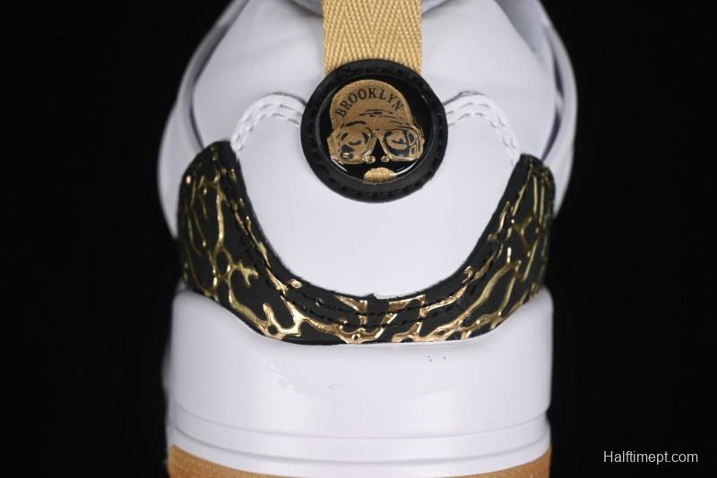 Nike Jordan Spizike Low Casual Shoes with Cracked Leather Design - HJ9019-100