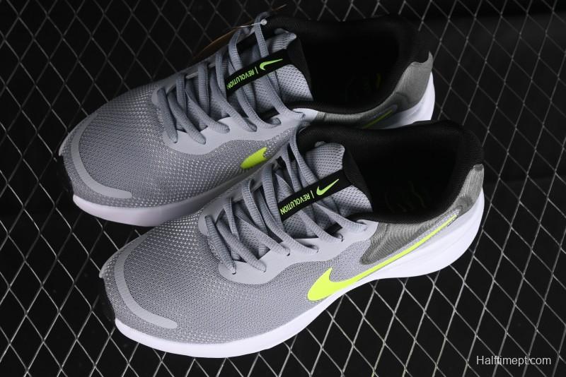 Nike Revolution 7 Wide Running Shoes with Breathable Mesh Upper and Durable Rubber Outsole - FB2207-002