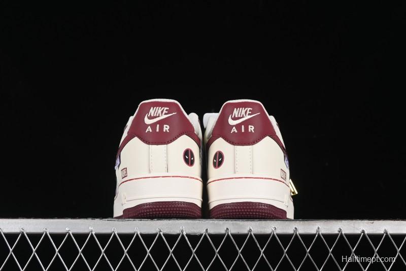 Nike Air Force 1'07 Low "Deadpool" Marvel Series Deadpool Casual Sneakers - FB1839-512