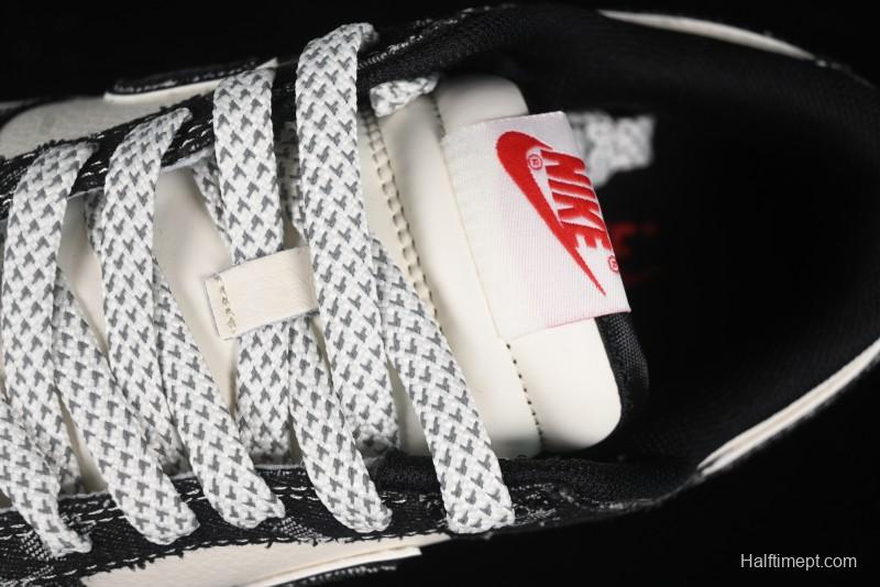 Nike SB Dunk Low Levi's Collaboration - Black Printed Denim Anniversary Customized Low-Top Casual Sneakers - XX2025-109