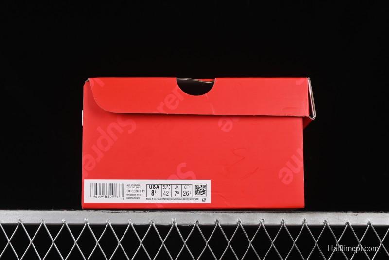 Nike Travis Scott x Fragment Design x Air Jordan 1 Low OG SP AJ1 Supreme Collaboration - CH6336-011