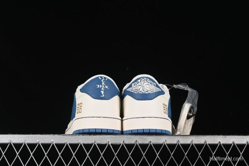 Nike Travis Scott x Fragment Design x Air Jordan 1 Low OG SP AJ1 Retro Casual Sneakers - CF3688-025