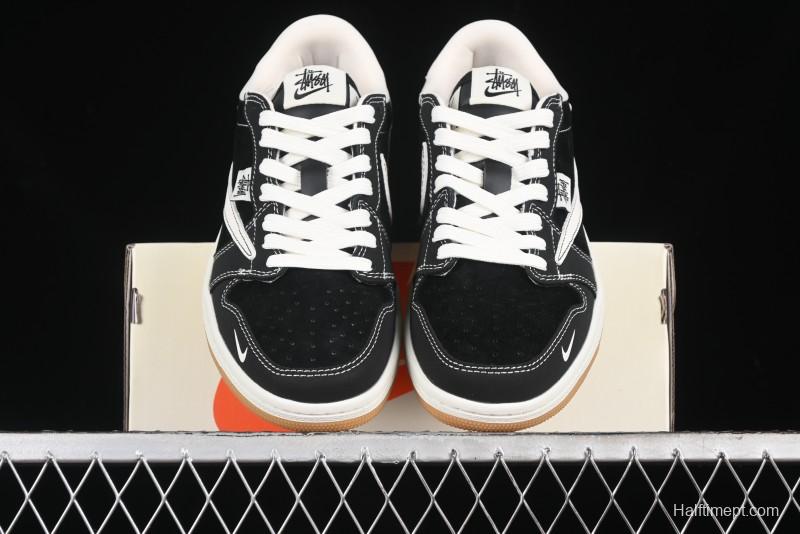 Nike Travis Scott x Fragment Design x Air Jordan 1 Low OG SP AJ1 Retro Sneakers - JH6089-004