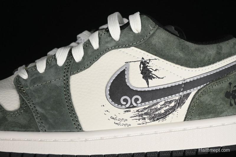 Nike Air Jordan 1 Low Retro Basketball Shoes Custom Wukong Edition - DC2024-031