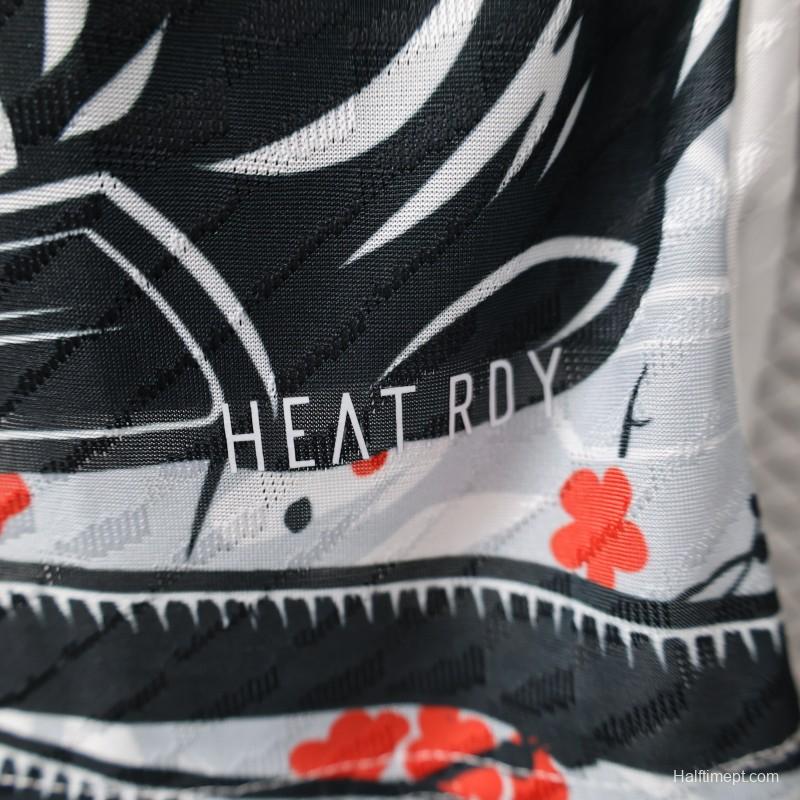 Player Version 2025 Japan White with Samurai & Cherry Blossom Jersey