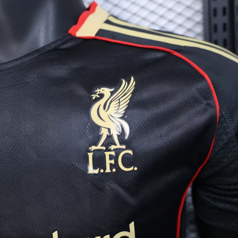 Player Version 25/26 Liverpool Third Black Jersey
