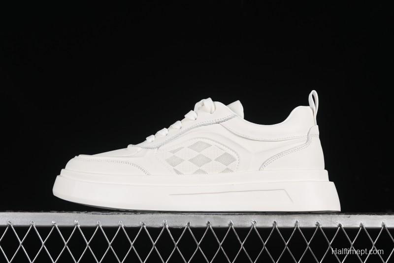 ECCO Street ACE Series Autumn New Retro Fashion Casual Leather Platform Sneakers - 63336101002