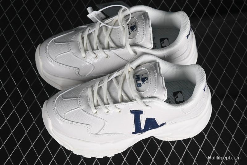 New York Yankees MLB Bigball Chunky Window Croco Thick Sole Casual Running Shoes - 3ASHBLA4N07WHS