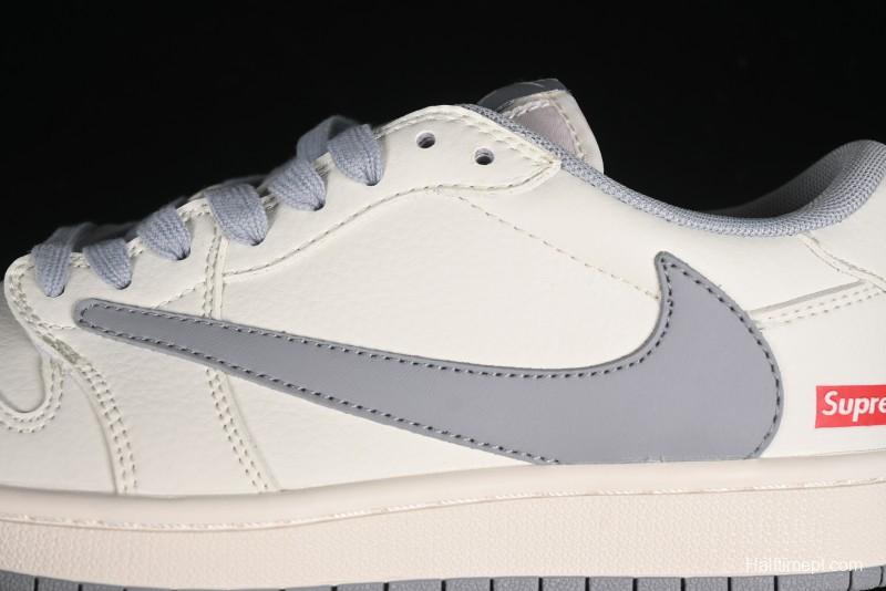 Nike Travis Scott x Fragment Design x Air Jordan 1 Low OG SP AJ1 Supreme Collaboration - XZ1168-003