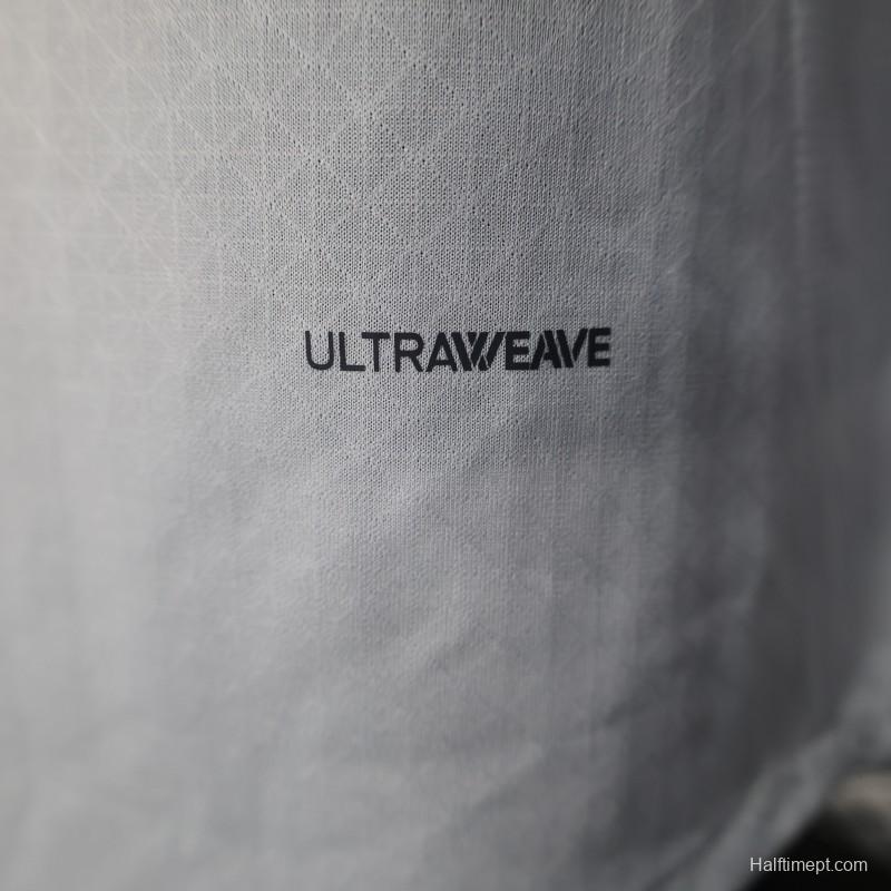 Player Version 25/26 Al-Hilal Away White with Blue Details and SAVVY Games Group Sponsor Jersey